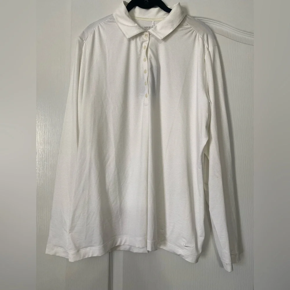 Nike Golf Tour Performance Dri Fit White Woman’s Size 2XL
